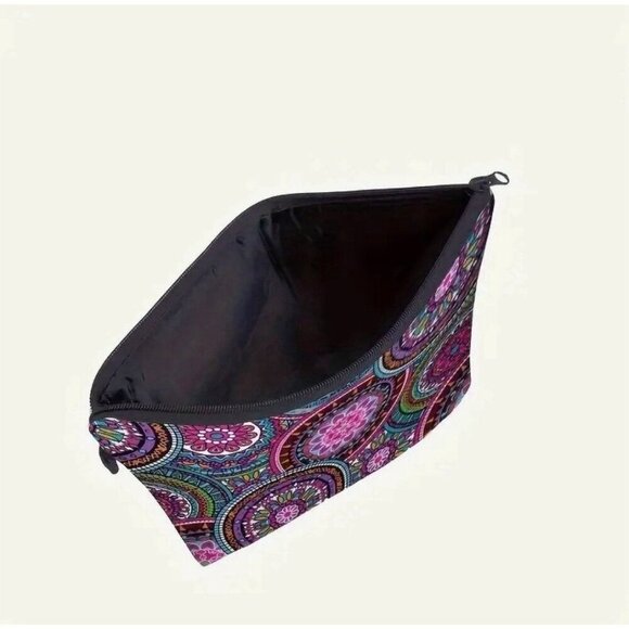 Mandala Cosmetic Bag, Travel Pouch - Picture 4 of 5